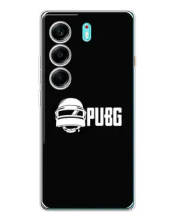 Чехол для TECNO Camon 40 с картинкой «PUBG — классический лого»