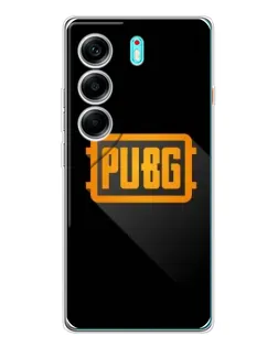 Чехол для TECNO Camon 40 с картинкой «PUBG — рамка лого»