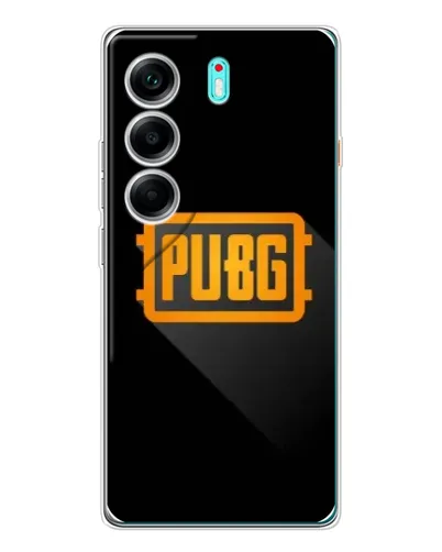 Чехол для TECNO Camon 40 с картинкой «PUBG — рамка лого» Чехол для TECNO Camon 40 с картинкой «PUBG — рамка лого»