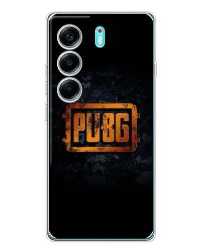 Чехол для TECNO Camon 40 с картинкой «PUBG — золотой логотип» Чехол для TECNO Camon 40 с картинкой «PUBG — золотой логотип»