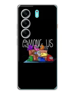 Чехол для TECNO Camon 40 с картинкой «Логотип Among Us» Чехол для TECNO Camon 40 с картинкой «Логотип Among Us»