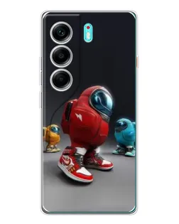 Чохол для TECNO Camon 40 з картинкою «Among Us — 3D стиль»