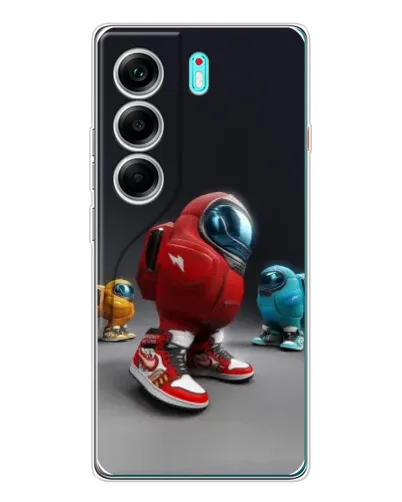 Чохол для TECNO Camon 40 з картинкою «Among Us — 3D стиль»