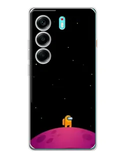 Чохол для TECNO Camon 40 з картинкою «Самотній герой на планеті»