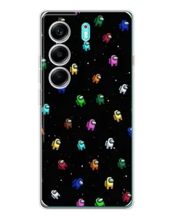 Чохол для TECNO Camon 40 з картинкою «Екіпаж Among Us»