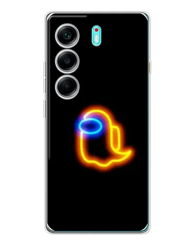Чохол для TECNO Camon 40 з картинкою «Among Us неонове сяйво»