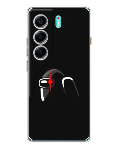 Чохол для TECNO Camon 40 з картинкою «Among Us шолом»