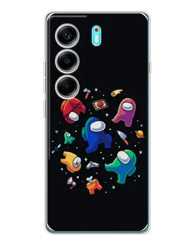 Чохол для TECNO Camon 40 з картинкою «Among Us космос»