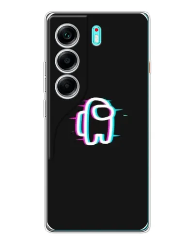 Чохол для TECNO Camon 40 з картинкою «Among Us неон»