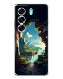 Чохол для TECNO Camon 40 з картинкою «Вид з печери»