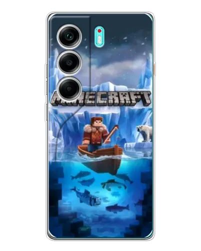 Чохол для TECNO Camon 40 з картинкою «Minecraft льодянийсвіт» Чохол для TECNO Camon 40 з картинкою «Minecraft льодянийсвіт»