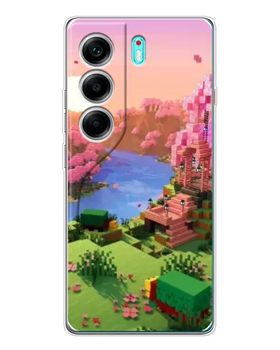 Чохол для TECNO Camon 40 з картинкою «Рожеве дерево Minecraft» Чохол для TECNO Camon 40 з картинкою «Рожеве дерево Minecraft»