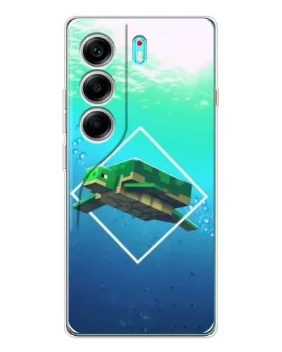 Чохол для TECNO Camon 40 з картинкою «Черепаха Minecraft» Чохол для TECNO Camon 40 з картинкою «Черепаха Minecraft»