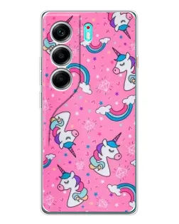 Чохол для TECNO Camon 40 з картинкою «Unicorn паттерн рожевий» Чохол для TECNO Camon 40 з картинкою «Unicorn паттерн рожевий»