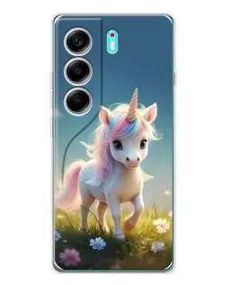 Чохол для TECNO Camon 40 з картинкою «Єдиноріг на галявині» Чохол для TECNO Camon 40 з картинкою «Єдиноріг на галявині»