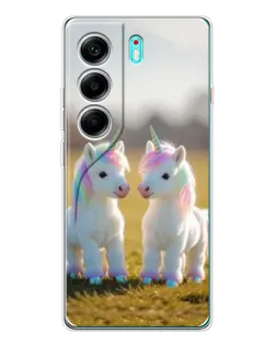 Чохол для TECNO Camon 40 з картинкою «Пара єдинорогів» Чохол для TECNO Camon 40 з картинкою «Пара єдинорогів»