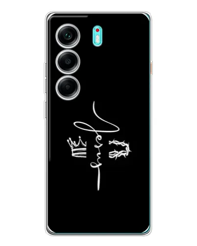 Чохол для TECNO Camon 40 з картинкою «Король Слави Jesus» Чохол для TECNO Camon 40 з картинкою «Король Слави Jesus»