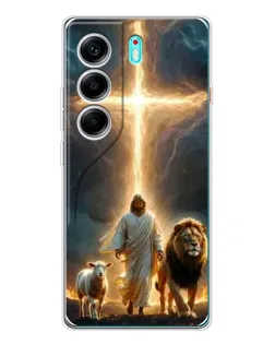 Чохол для TECNO Camon 40 з картинкою «Лев Юди та Світло»