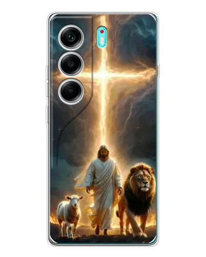 Чохол для TECNO Camon 40 з картинкою «Лев Юди та Світло» Чохол для TECNO Camon 40 з картинкою «Лев Юди та Світло»