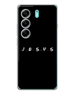 Чохол для TECNO Camon 40 з картинкою «Крапки віри J.E.S.U.S.»
