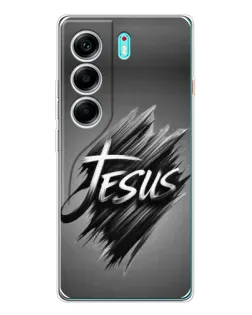 Чохол для TECNO Camon 40 з картинкою «Напис Jesus Graffiti»