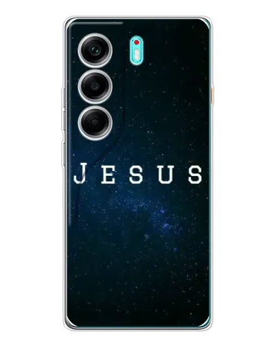 Чохол для TECNO Camon 40 з картинкою «Зоряне небо Jesus» Чохол для TECNO Camon 40 з картинкою «Зоряне небо Jesus»