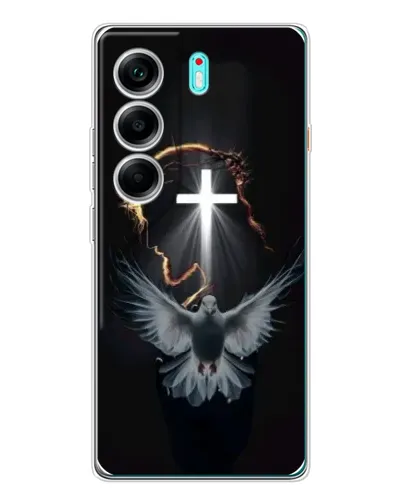 Чохол для TECNO Camon 40 з картинкою «Голуб та Світло» Чохол для TECNO Camon 40 з картинкою «Голуб та Світло»