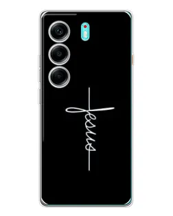 Чохол для TECNO Camon 40 з картинкою «Тонка лінія віри»