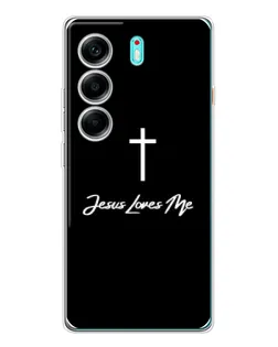 Чохол для TECNO Camon 40 з картинкою «Ісус любить тебе»