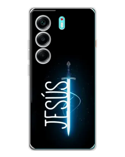 Чохол для TECNO Camon 40 з картинкою «Меч Духа Jesus» Чохол для TECNO Camon 40 з картинкою «Меч Духа Jesus»