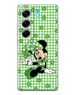 Чехол для TECNO Camon 40 с картинкой «Mickey в клетку»