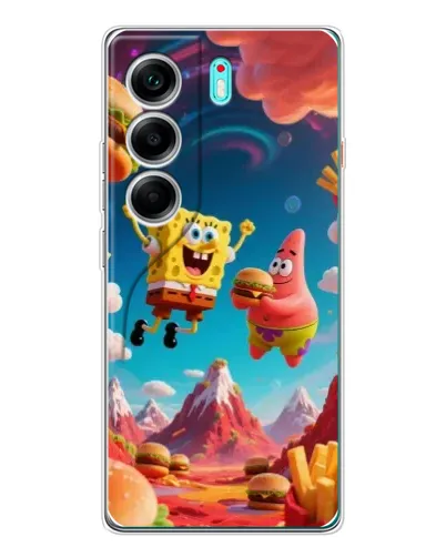 Чохол для TECNO Camon 40 з картинкою «Космічний фастфуд» Чохол для TECNO Camon 40 з картинкою «Космічний фастфуд»
