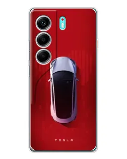 Чохол для TECNO Camon 40 з картинкою «Tesla Top View»