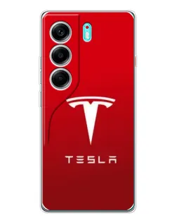 Чохол для TECNO Camon 40 з картинкою «Tesla Red Classic»