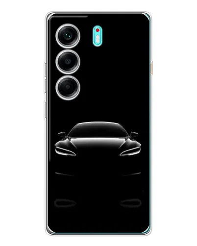 Чохол для TECNO Camon 40 з картинкою «Силует Tesla Night» Чохол для TECNO Camon 40 з картинкою «Силует Tesla Night»