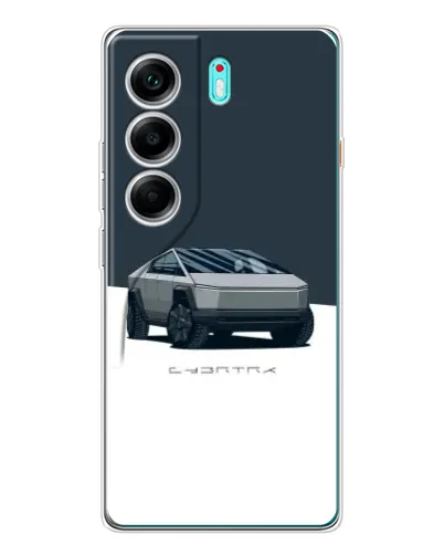 Чохол для TECNO Camon 40 з картинкою «Сріблястий Cybertruck Tesla» Чохол для TECNO Camon 40 з картинкою «Сріблястий Cybertruck Tesla»