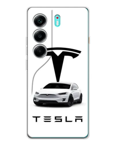 Чохол для TECNO Camon 40 з картинкою «Tesla White Style» Чохол для TECNO Camon 40 з картинкою «Tesla White Style»