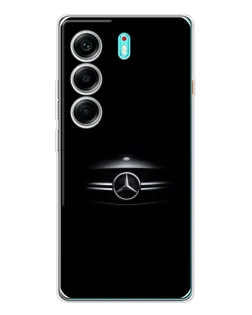 Чохол для TECNO Camon 40 з картинкою «Mercedes — абстрактні лінії»