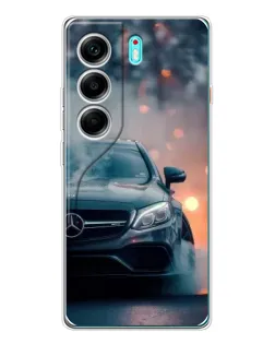 Чохол для TECNO Camon 40 з картинкою «Mercedes — нічне місто»