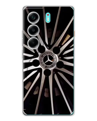 Чехол для TECNO Camon 40 с картинкой «Диск Mercedes» Чехол для TECNO Camon 40 с картинкой «Диск Mercedes»