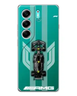 Чохол для TECNO Camon 40 з картинкою «Mercedes AMG Petronas»