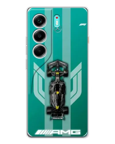 Чохол для TECNO Camon 40 з картинкою «Mercedes AMG Petronas»