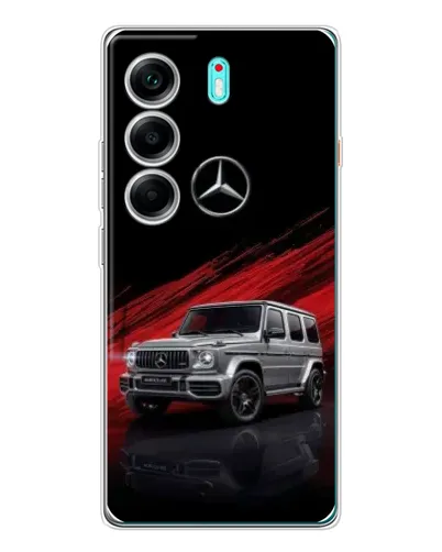 Чохол для TECNO Camon 40 з картинкою «Mercedes G-Class червоний»