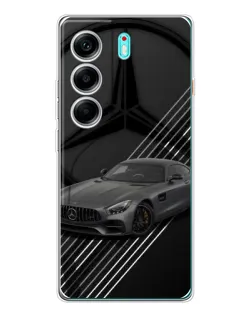 Чохол для TECNO Camon 40 з картинкою «Mercedes AMG — графіка»