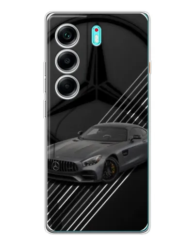 Чохол для TECNO Camon 40 з картинкою «Mercedes AMG — графіка»