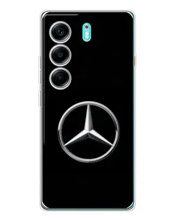 Чохол для TECNO Camon 40 з картинкою «Mercedes класичний лого»