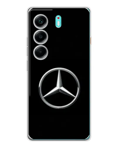 Чохол для TECNO Camon 40 з картинкою «Mercedes класичний лого»