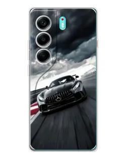 Чохол для TECNO Camon 40 з картинкою «Гоночний Mercedes AMG»