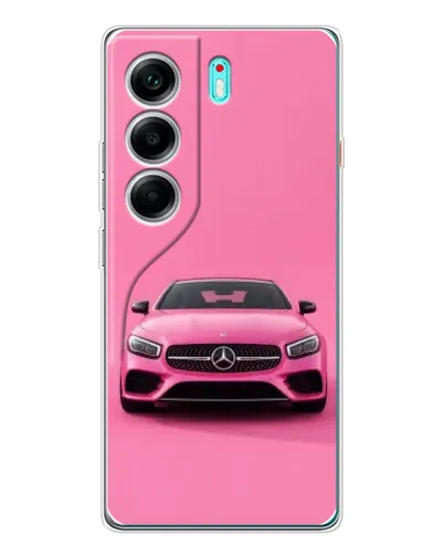 Чохол для TECNO Camon 40 з картинкою «Рожевий Mercedes AMG»