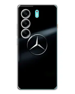 Чохол для TECNO Camon 40 з картинкою «Mercedes на металі»